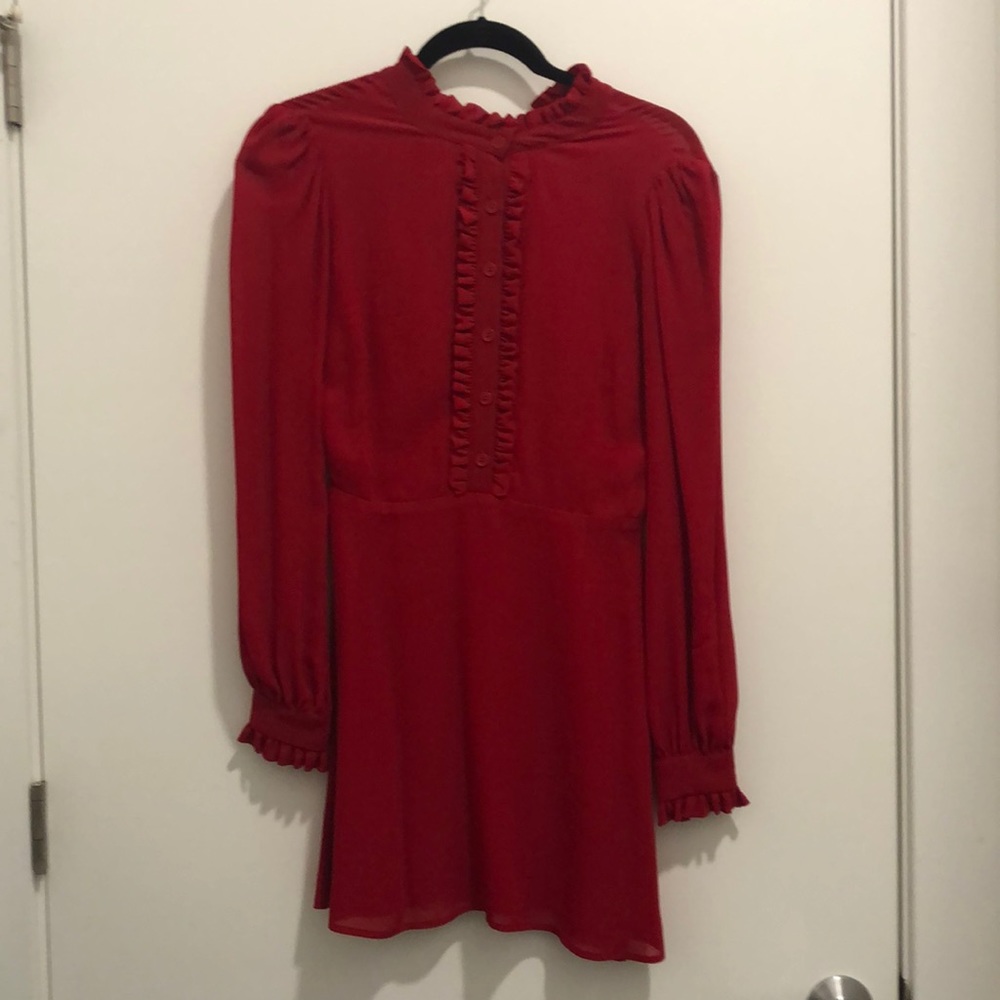 Reformation red dress size 4
